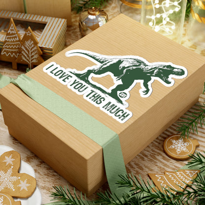 Dinosaur HugTodd Art Sticker