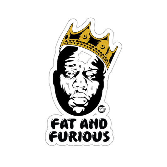 Biggie Smalls Crown Fat And Furious Todd Art sticker 