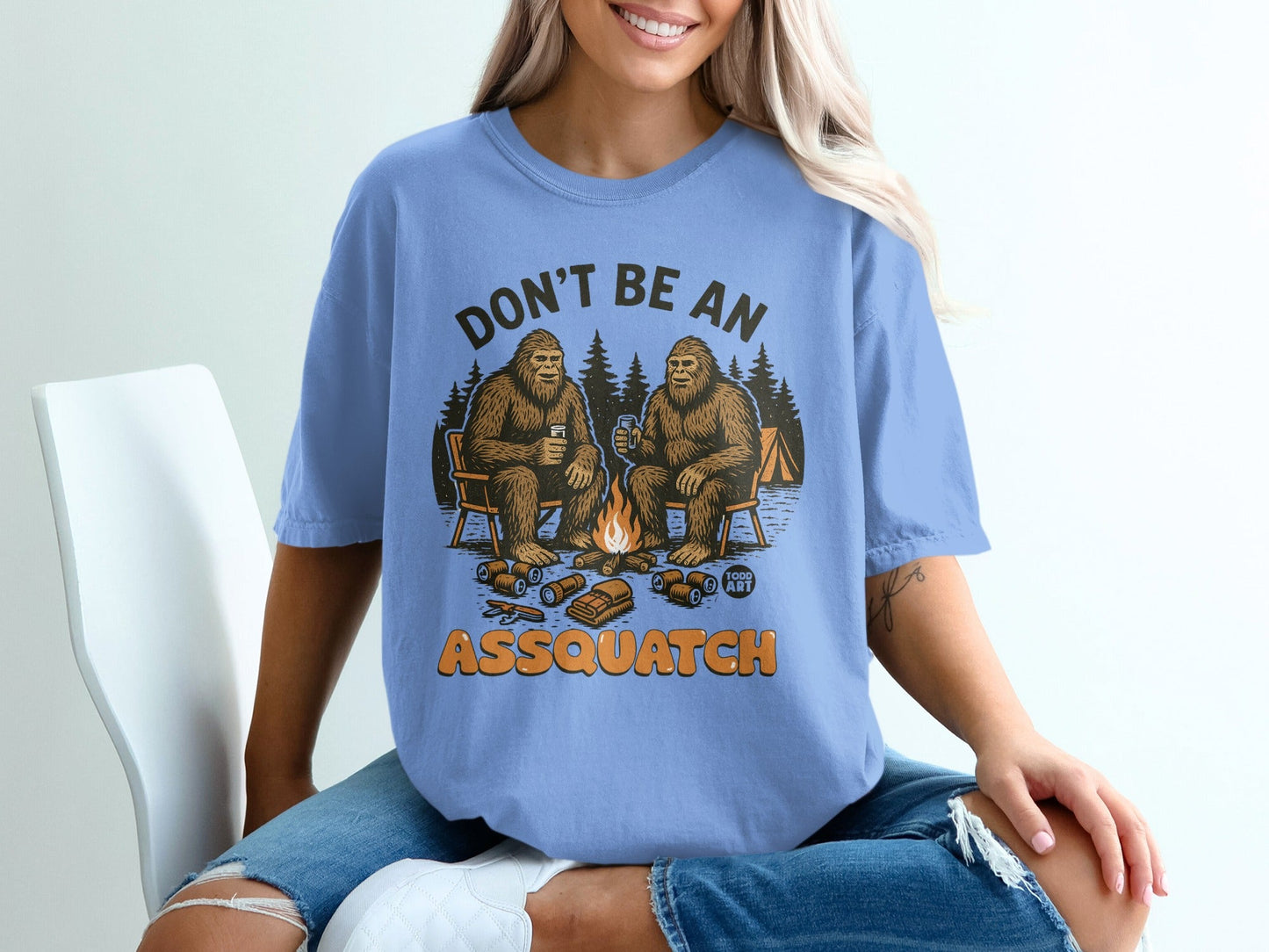 Don't Be An Assquatch T-shirt Funny Bigfoot Design