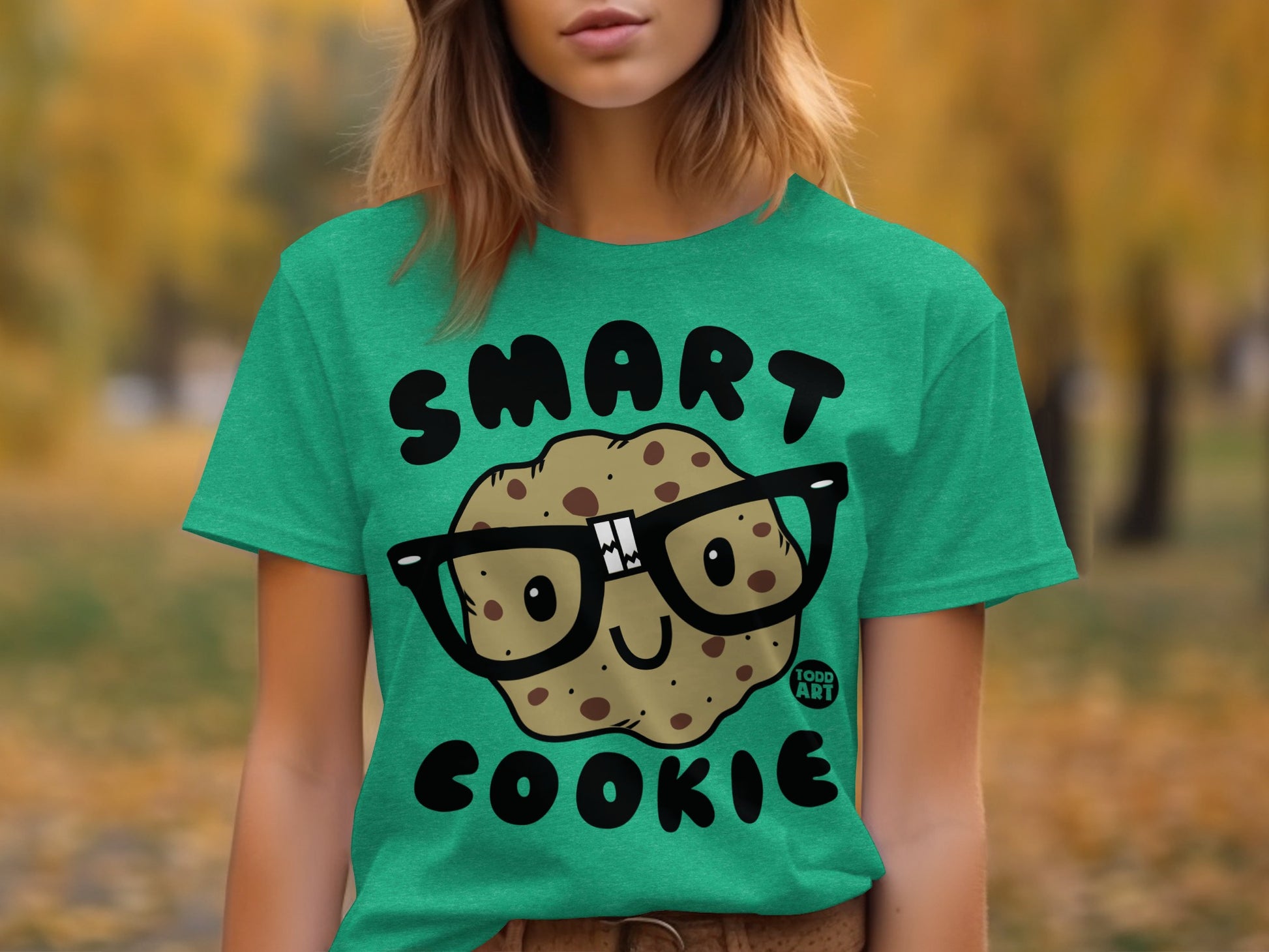 Funny Smart Cookie Graphic Tee Adorable T-shirt