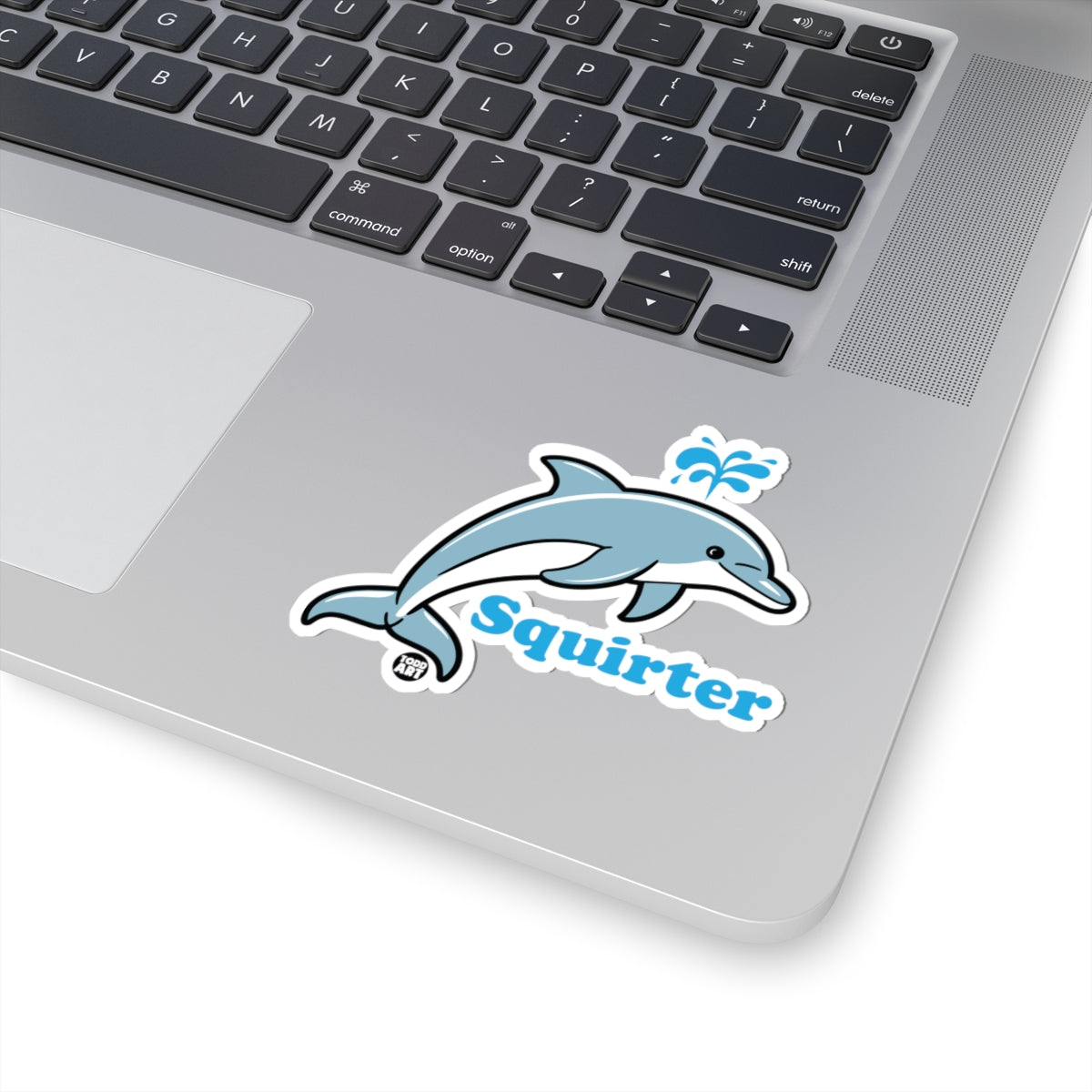 Dolphin Todd Art Sticker