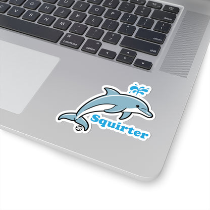 Dolphin Todd Art Sticker