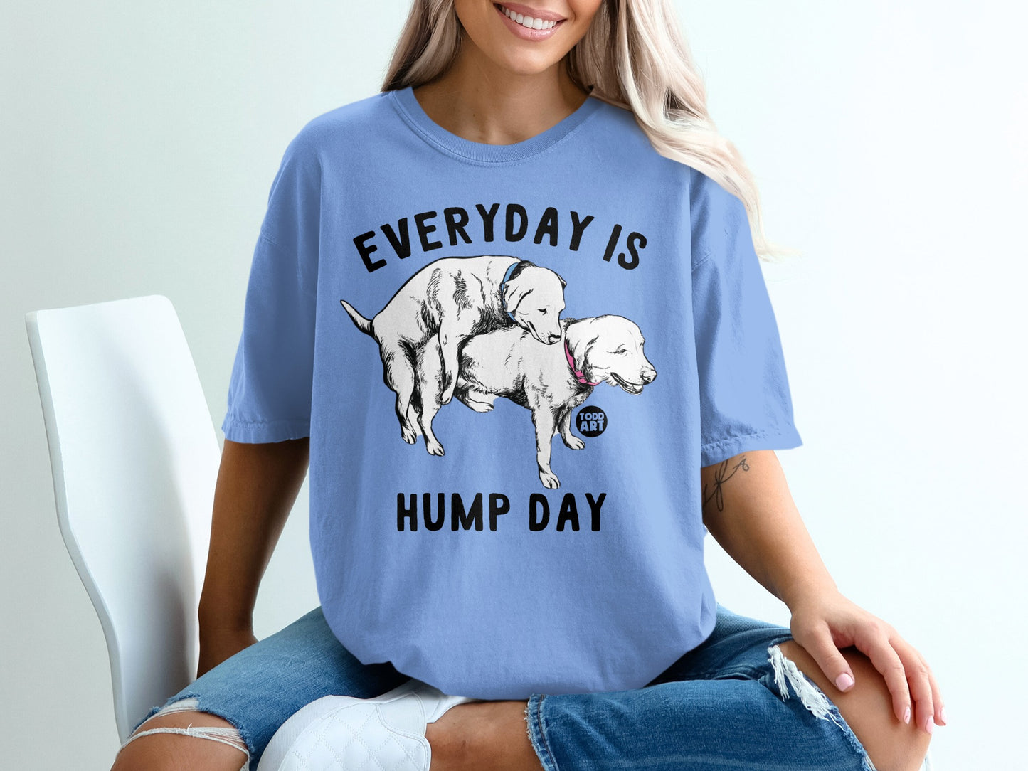Everyday Is Hump Day Todd Art Graphic Tee Shirt