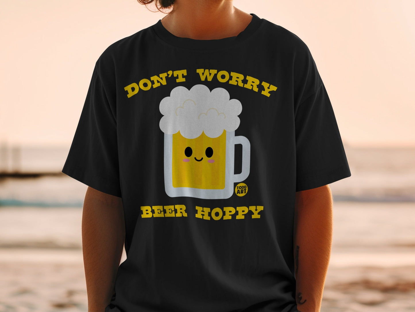 Don't Worry Beer Hoppy Graphic T-Shirt