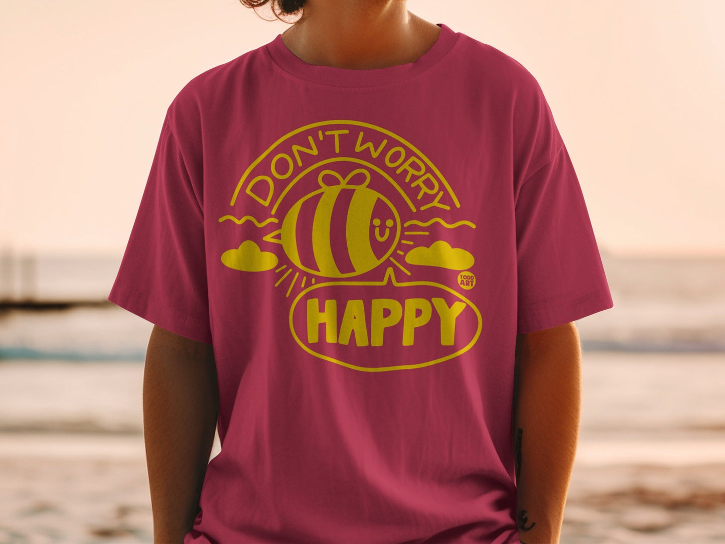 Don't Worry Be Happy Graphic Tee Shirt