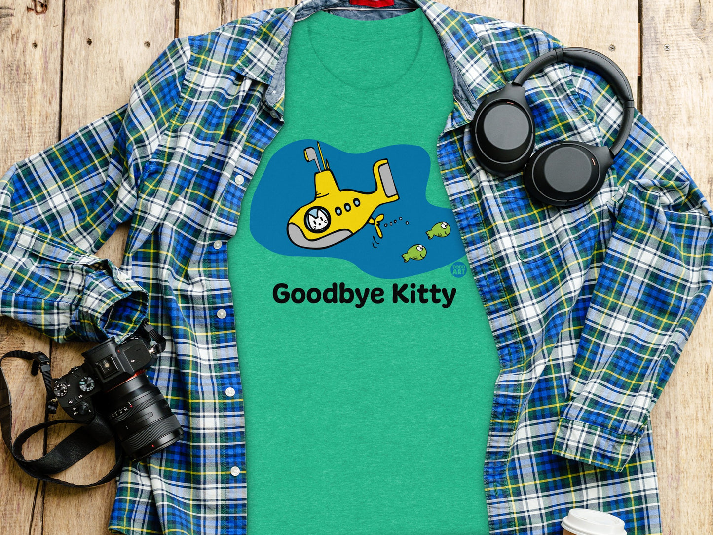 Goodbye Kitty Submarine Graphic Tee