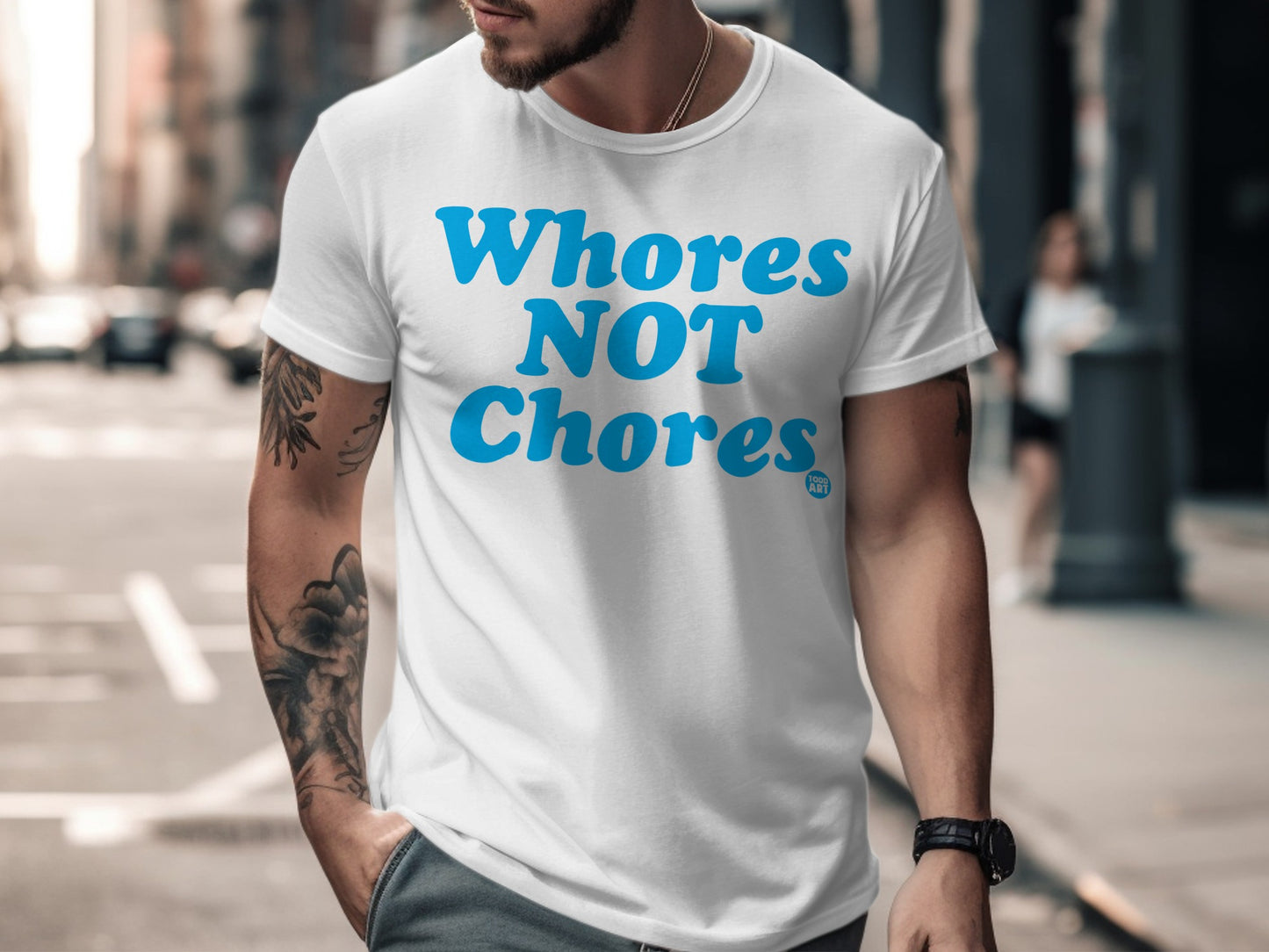 Whores NOT Chores Graphic T-Shirt For Men Women