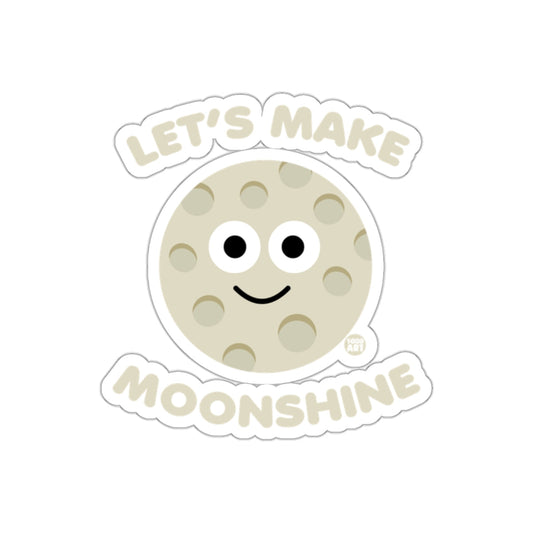 Let's Make Moonshine Smiling Moon Sticker