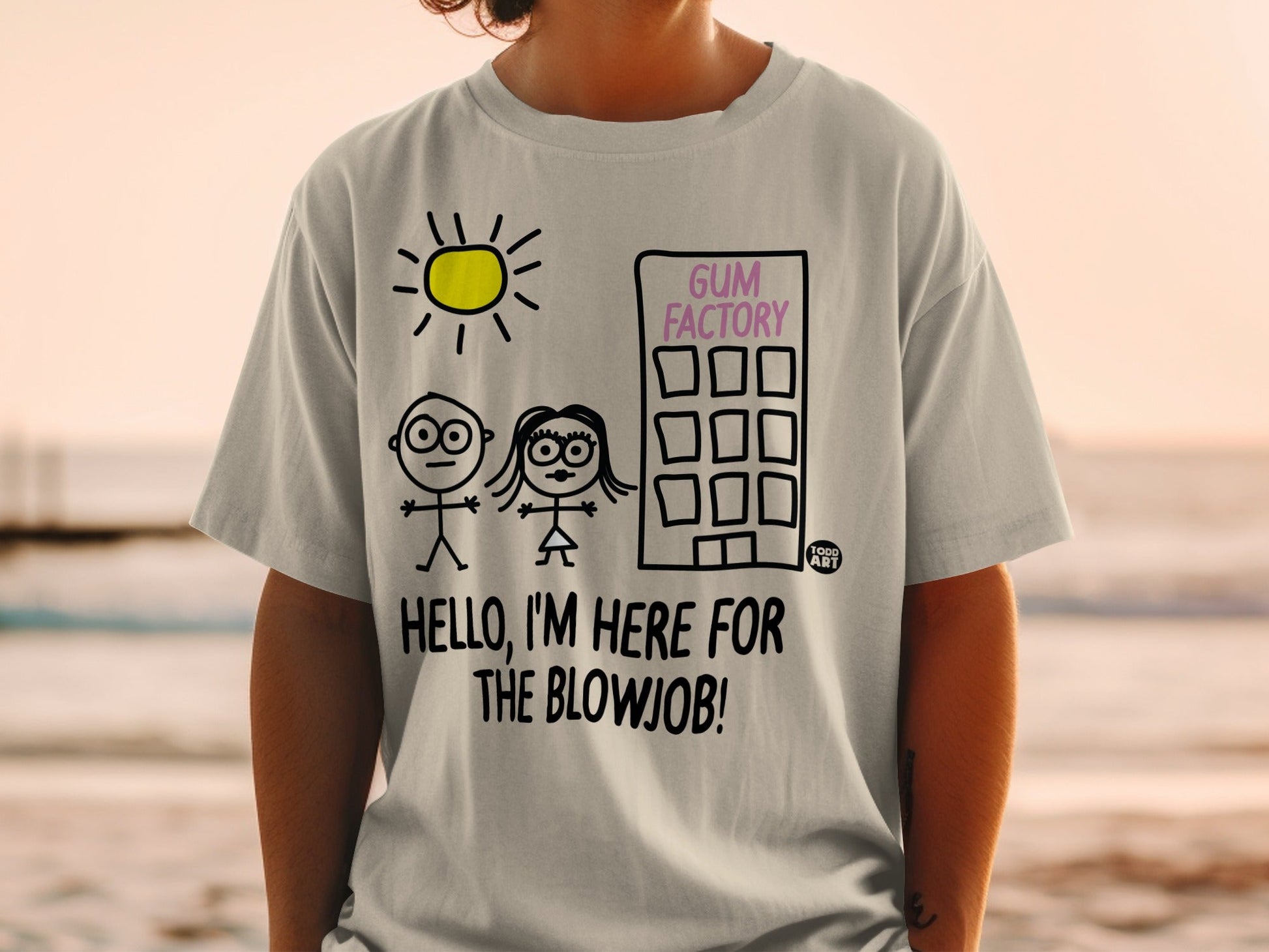 Hello I'm Here For The Blowjob Funny T-Shirt