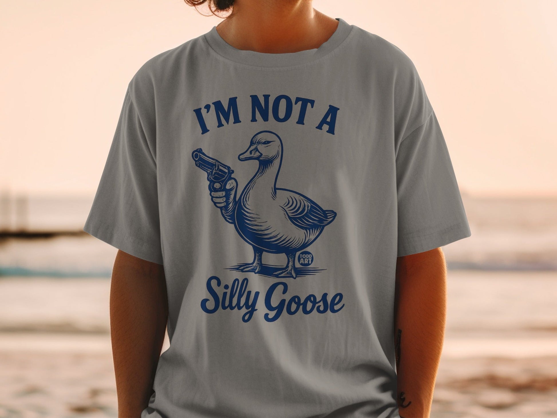 I'm Not A Silly Goose Graphic Tee Shirt