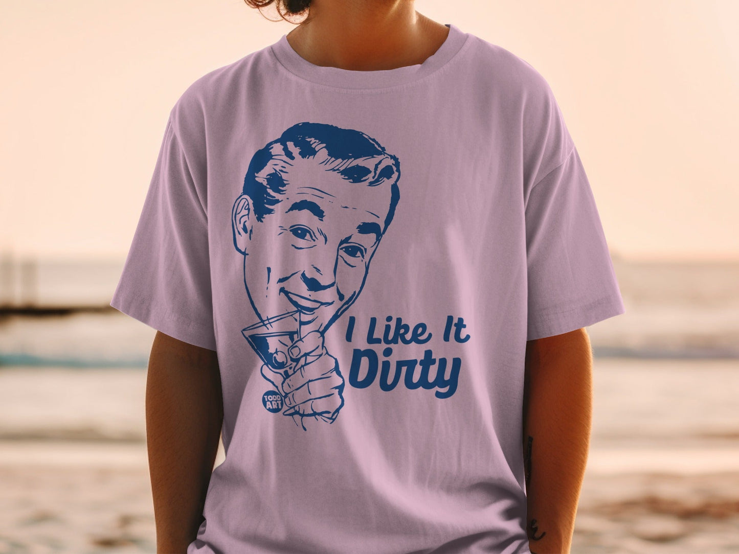 Vintage Style I Like It Dirty Graphic T-Shirt