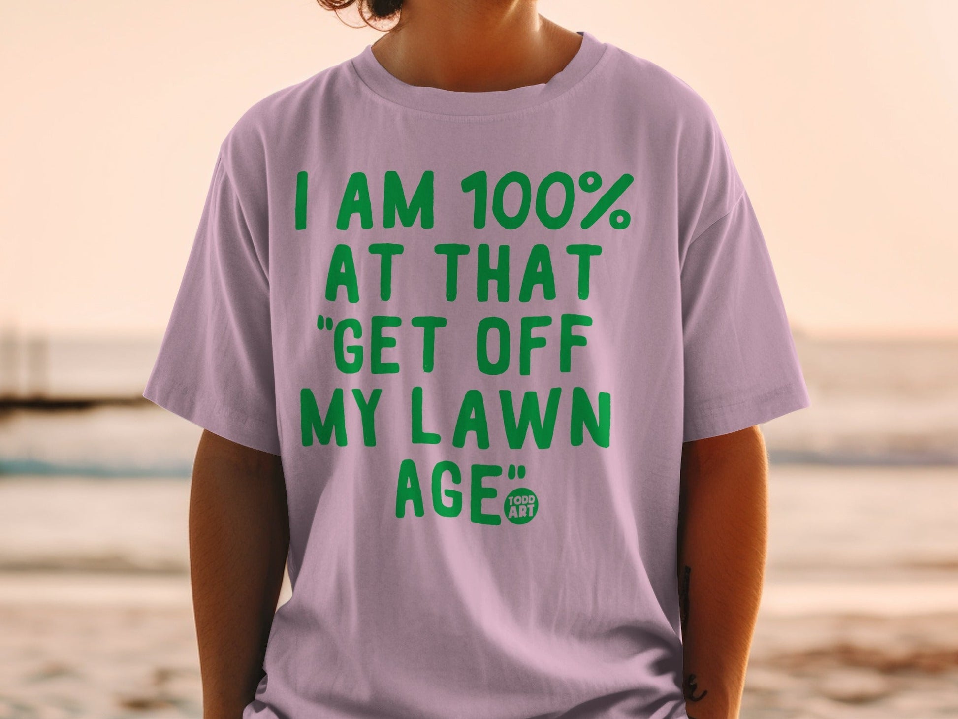 I Am 100% At That Get Off My Lawn Age T-shirt