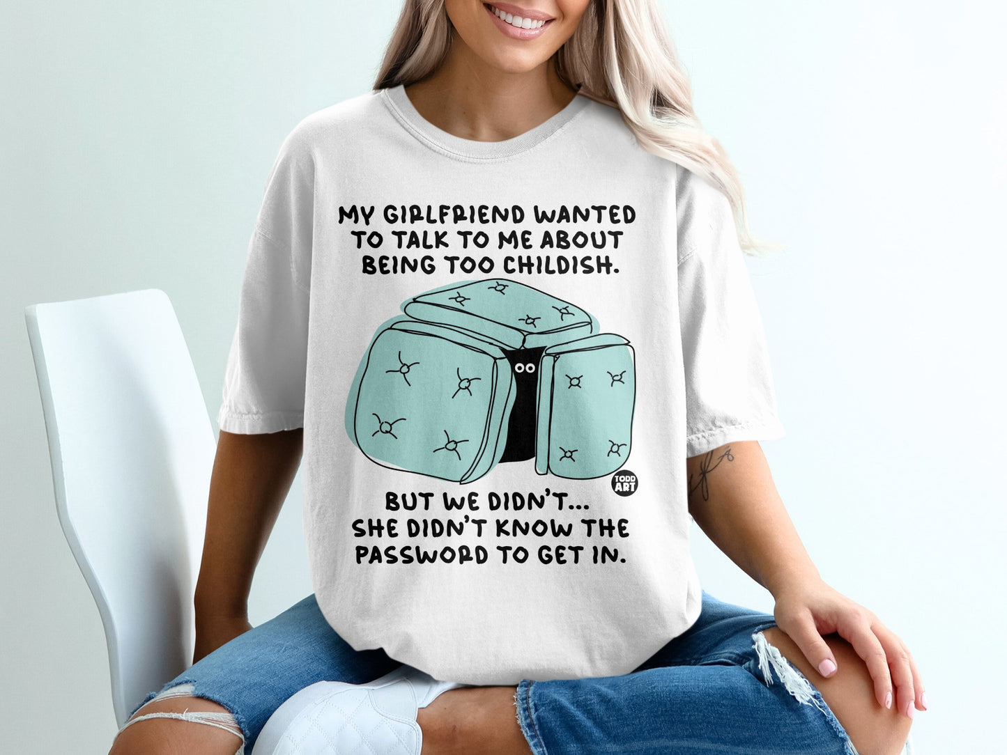 My Girlfriend Wanted TO Talk ABOUT Being Childish product type