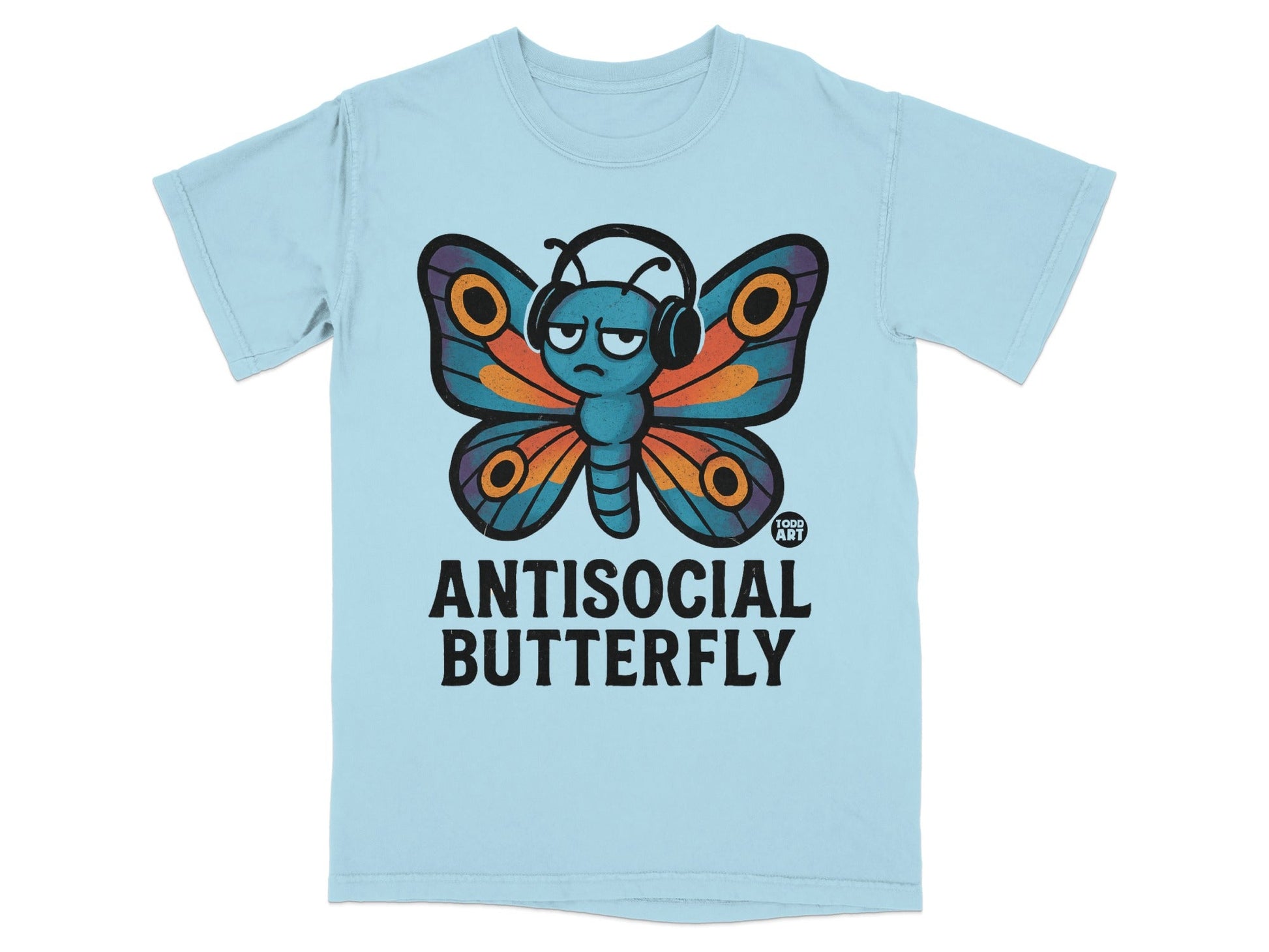 Antisocial Butterfly Graphic Tee for Unique Style