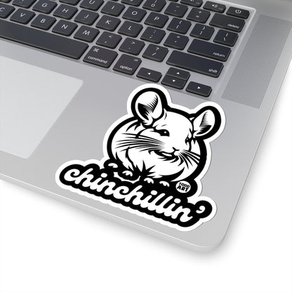 Chinchillin Todd Art Sticker