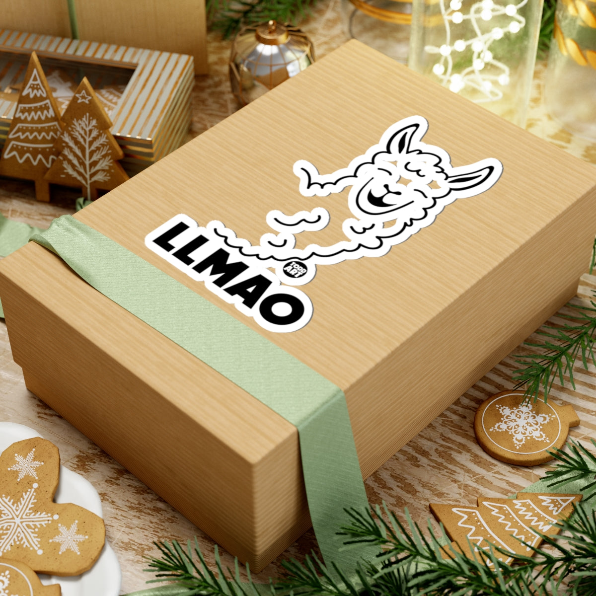 LlamaTodd Art Sticker