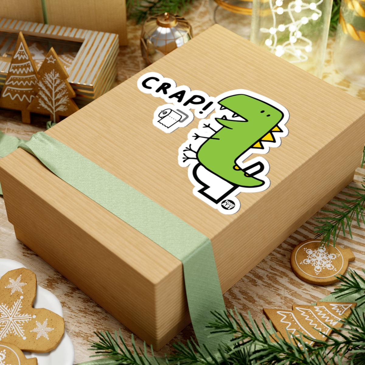 CRAP! Todd Art Sticker
