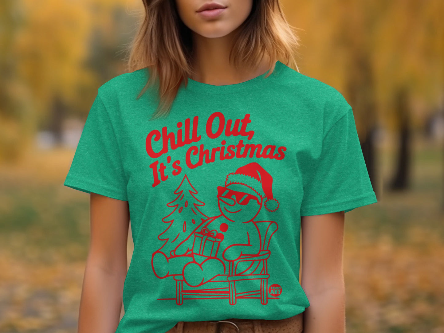 Chill Out It's Christmas Graphic T-Shirt