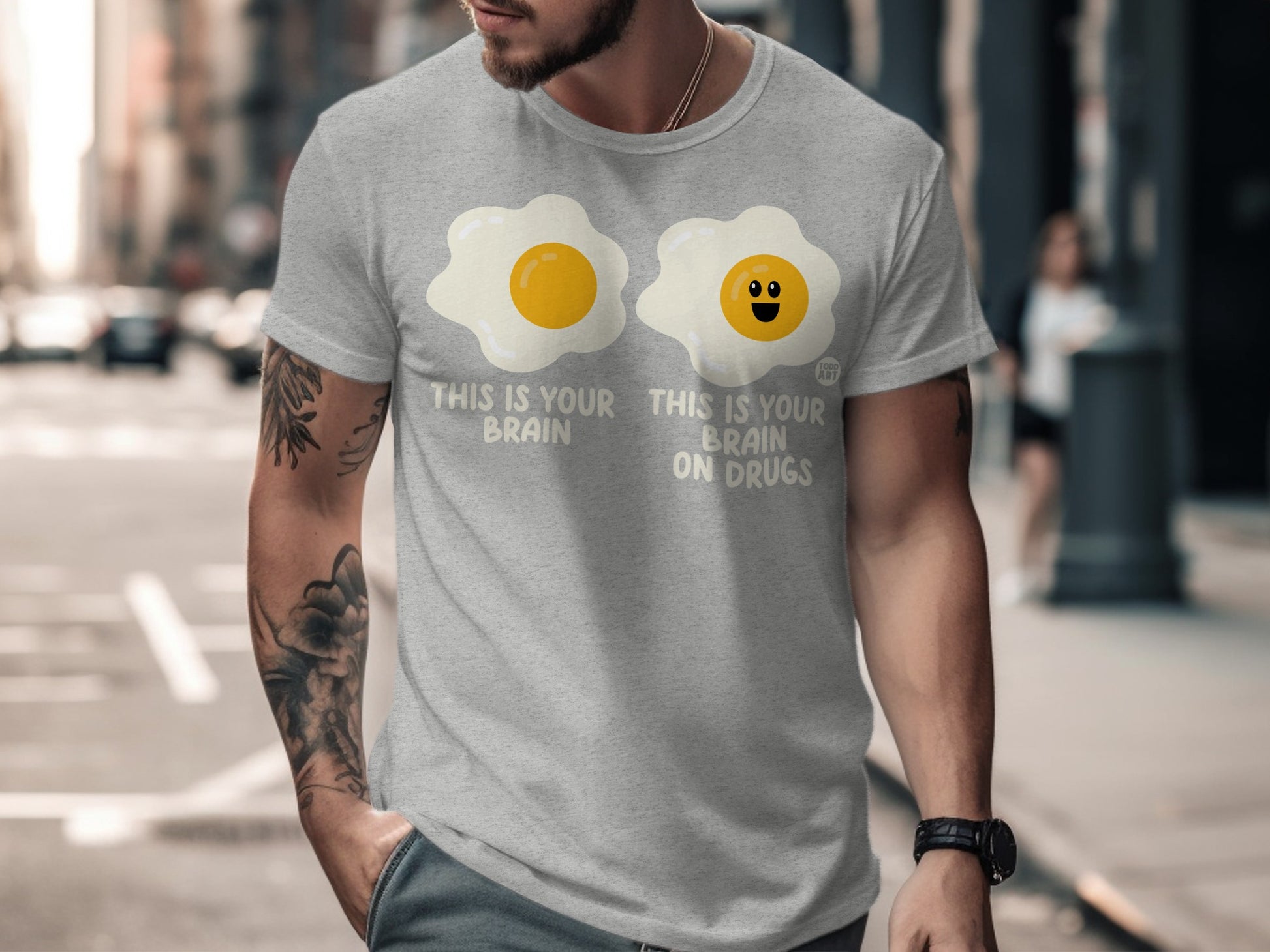This Is Your Brain on Drugs Graphic T-Shirt