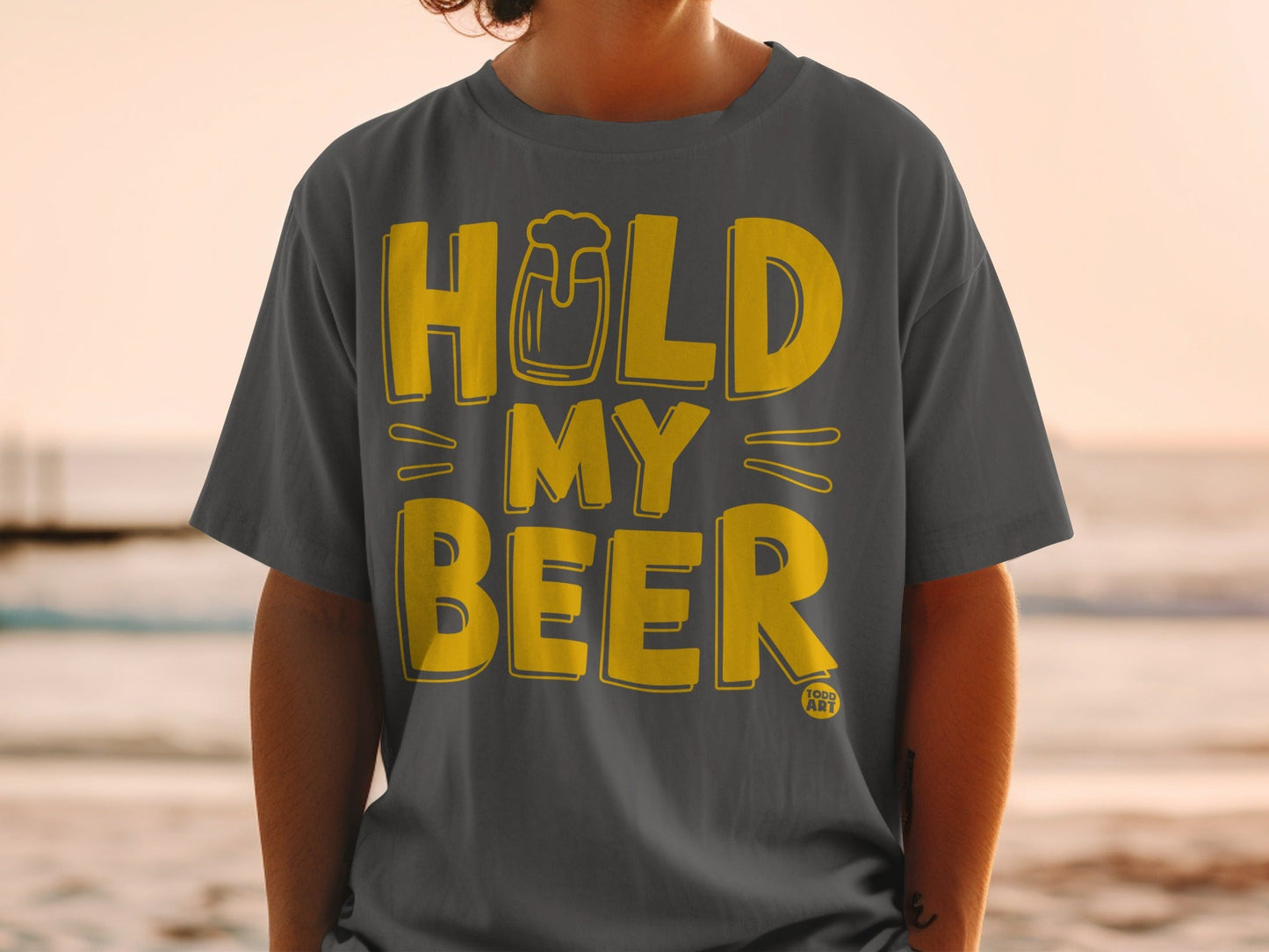 Hold My Beer Graphic Tee Bold Statement Shirt