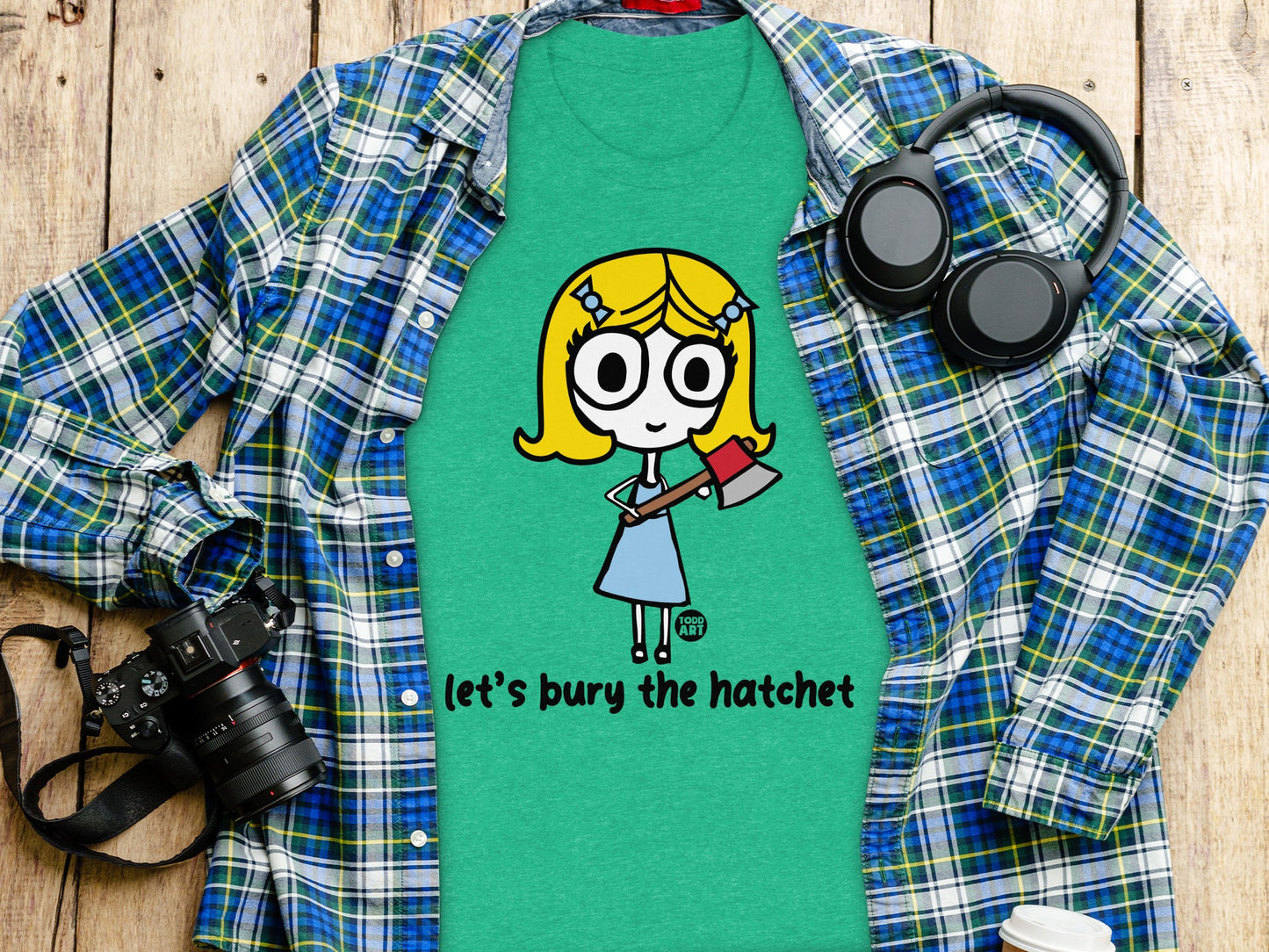 Let's Pury the Hatchet Graphic T-Shirt