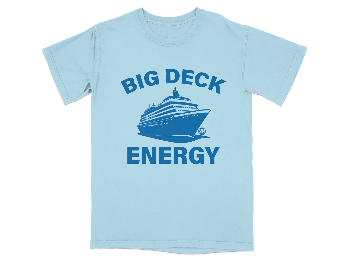 Big Deck Energy Cruise Ship Graphic T-Shirt