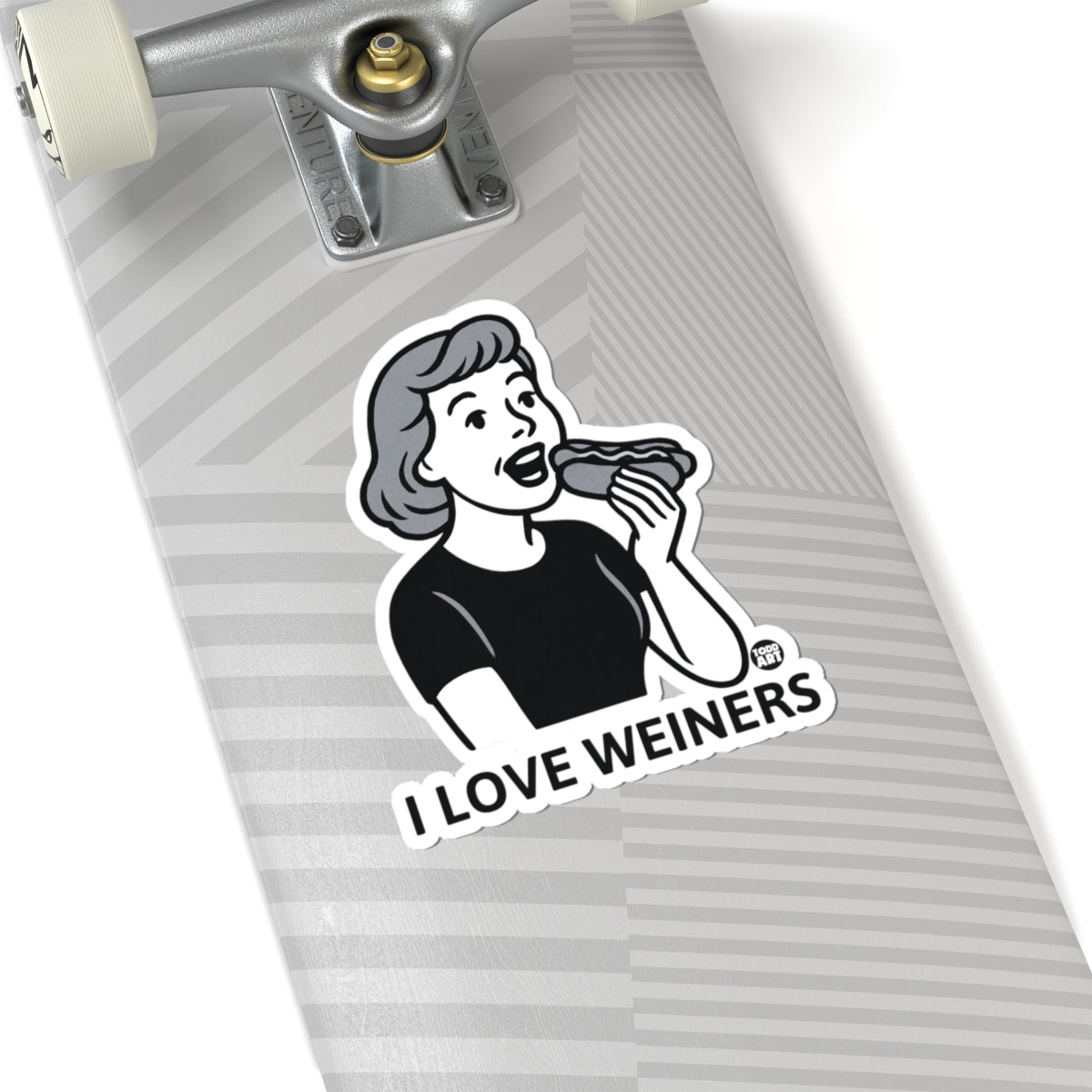 Wiener EnthusiastTodd Art Sticker
