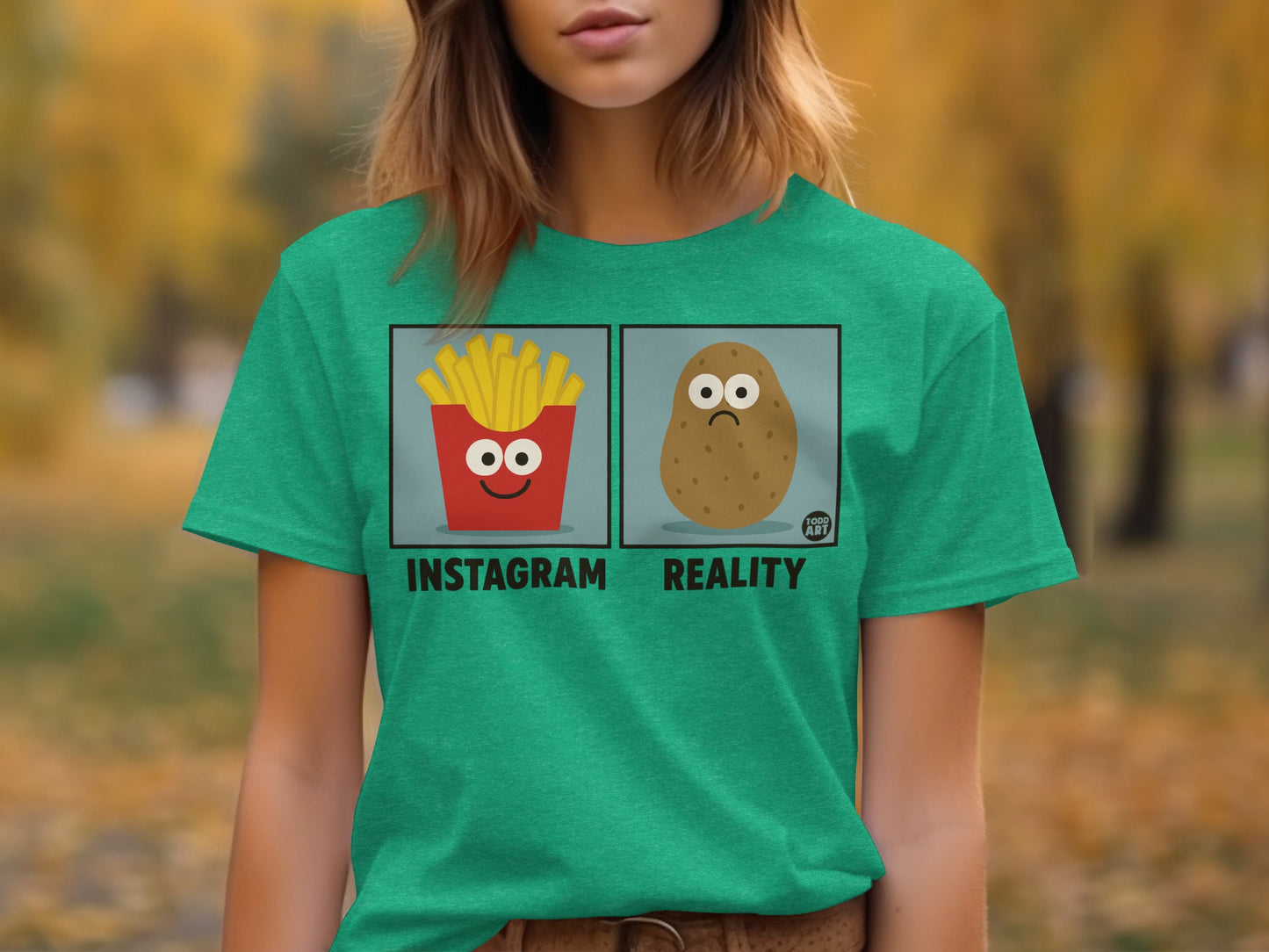 Funny Instagram Reality Graphic T-Shirt