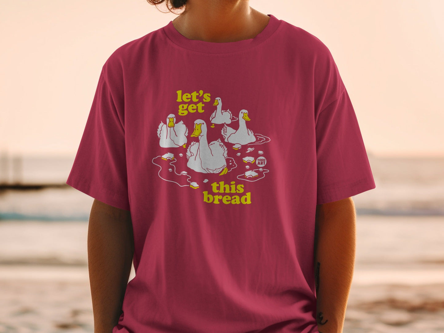 Let's Get This Bread Duck Graphic T-Shirt