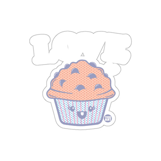 Love Baked Goods Muffin Sticker Fun Decor
