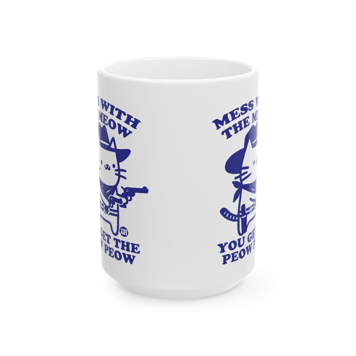 Cowboy Cat Gunslinger Todd Art Mug