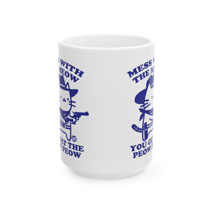 Cowboy Cat Gunslinger Todd Art Mug