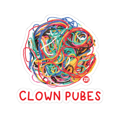 Clown PubesTodd Art Sticker