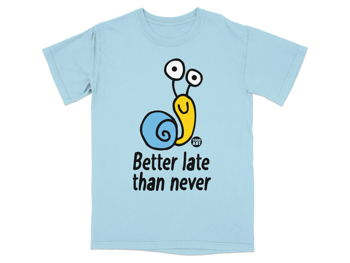 Better Late Than Never Snail Graphic T-shirt