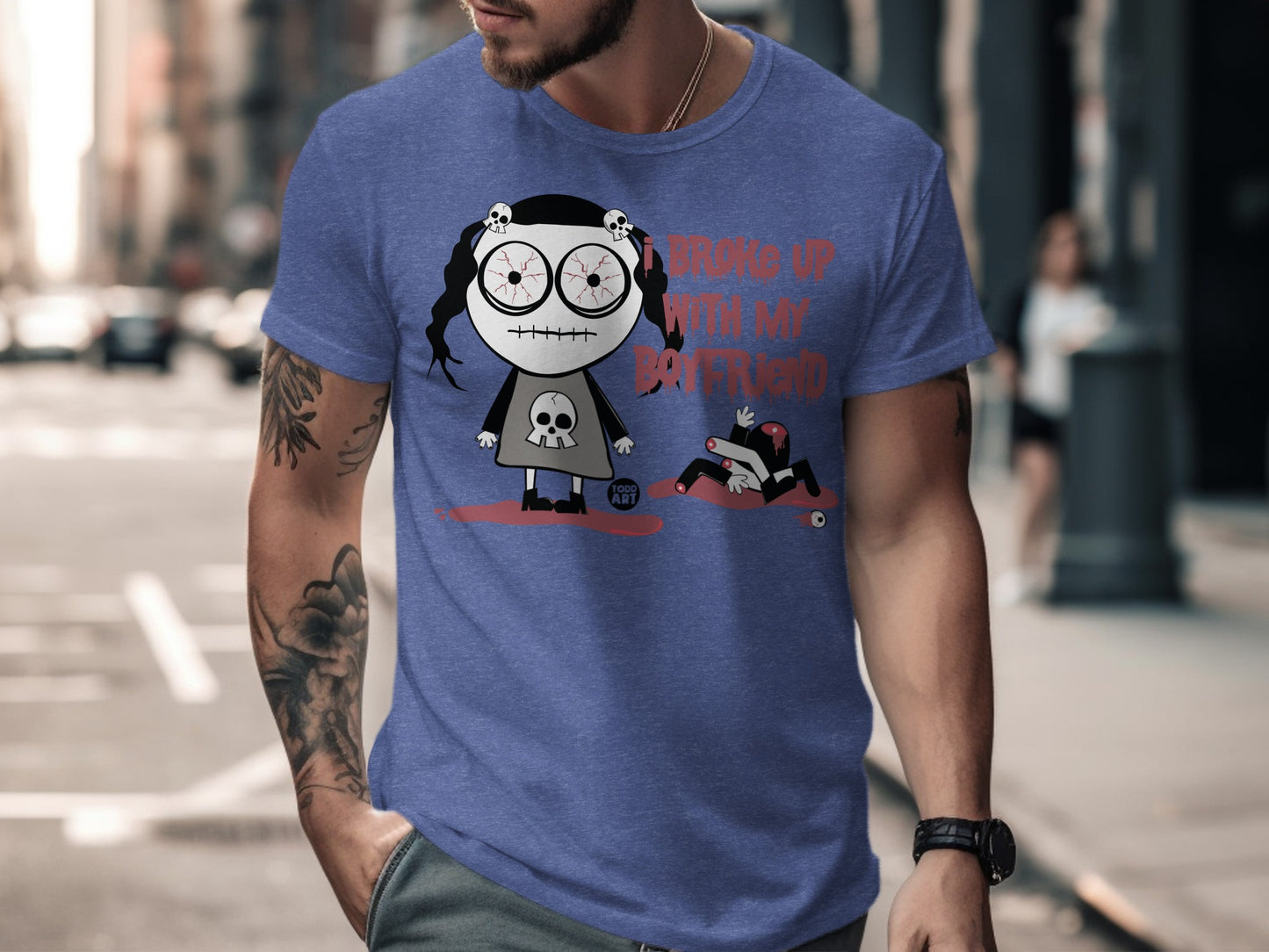 I Broke Up With My Boyfriend Graphic T-Shirt