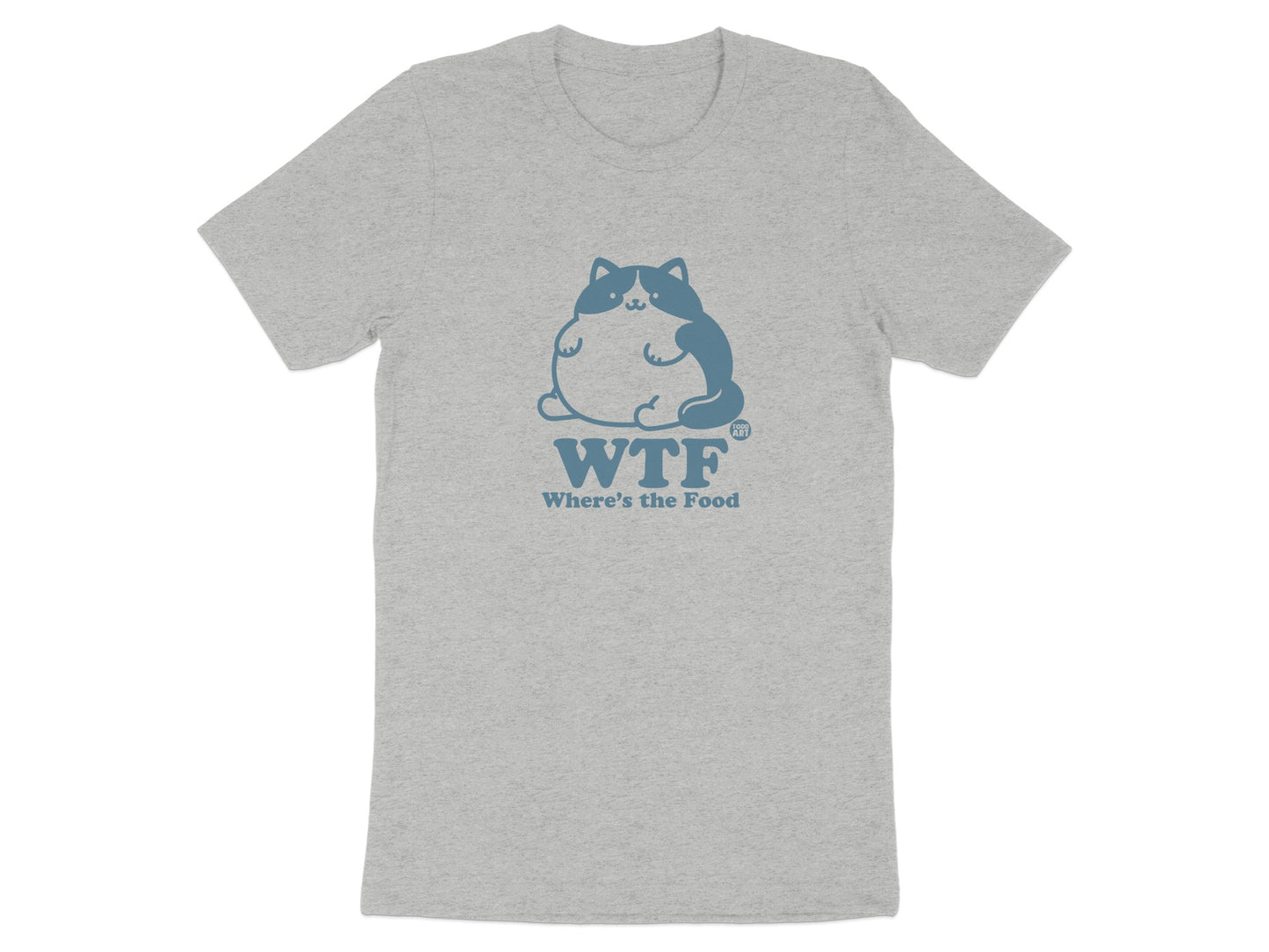 Funny Cat 'Where's the Food' Graphic T-Shirt Product