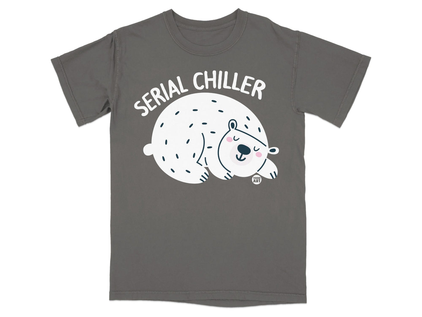 Serial Chiller Polar Bear Sleeping Graphic Tee