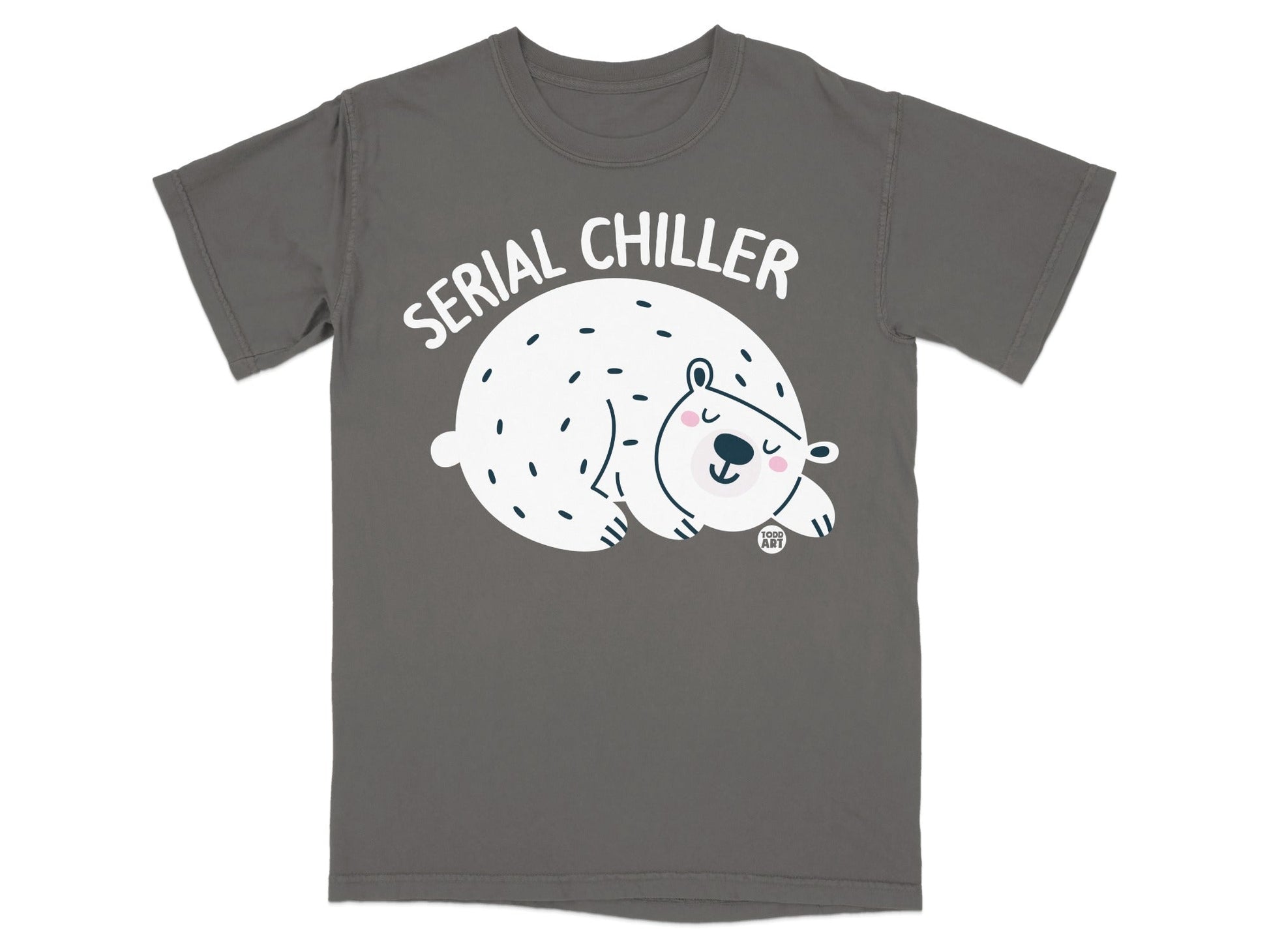 Serial Chiller Polar Bear Sleeping Graphic Tee