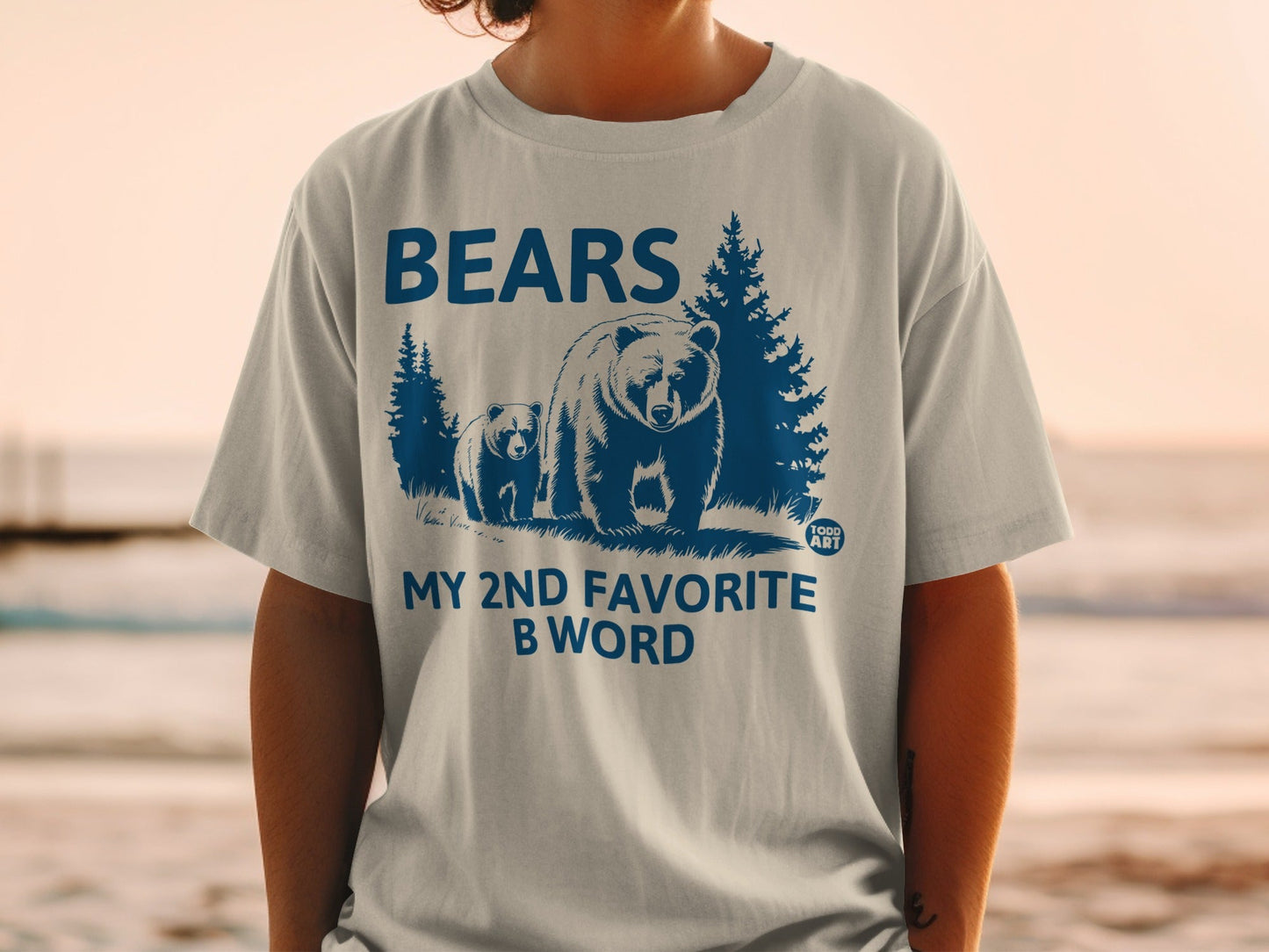 Bears My 2nd Favorite B Word Graphic T-Shirt