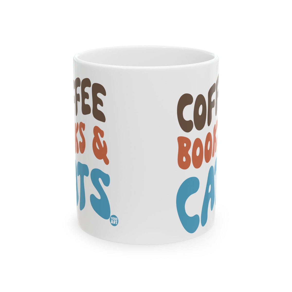 Feline Literature Lover Todd Art Mug