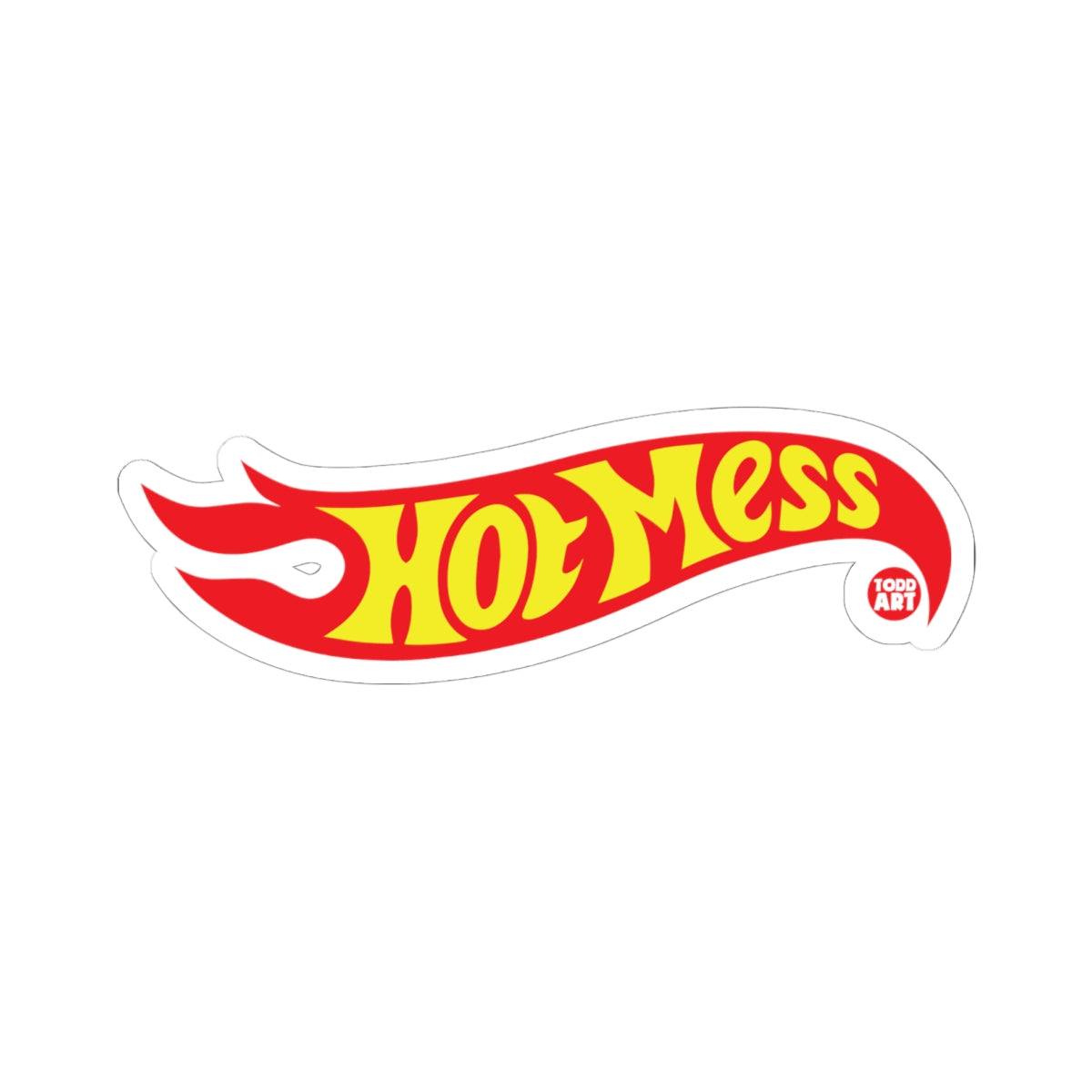 Whoosh Todd Art Sticker
