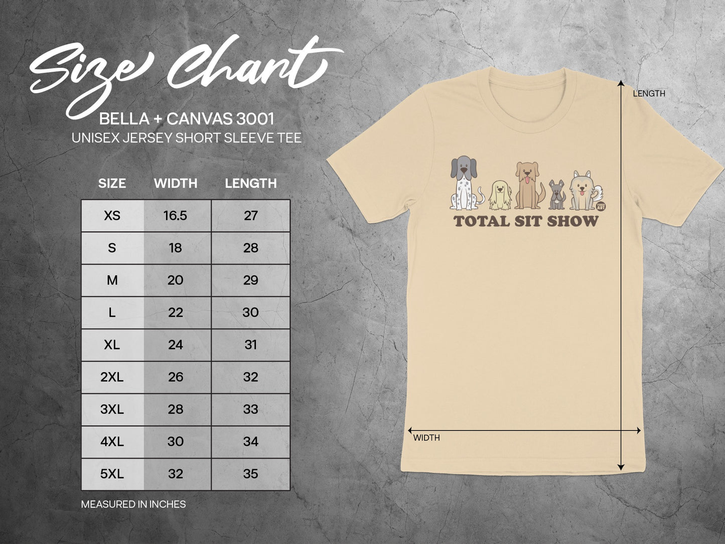 Total Sit Show Unisex Jersey Short Sleeve Tee