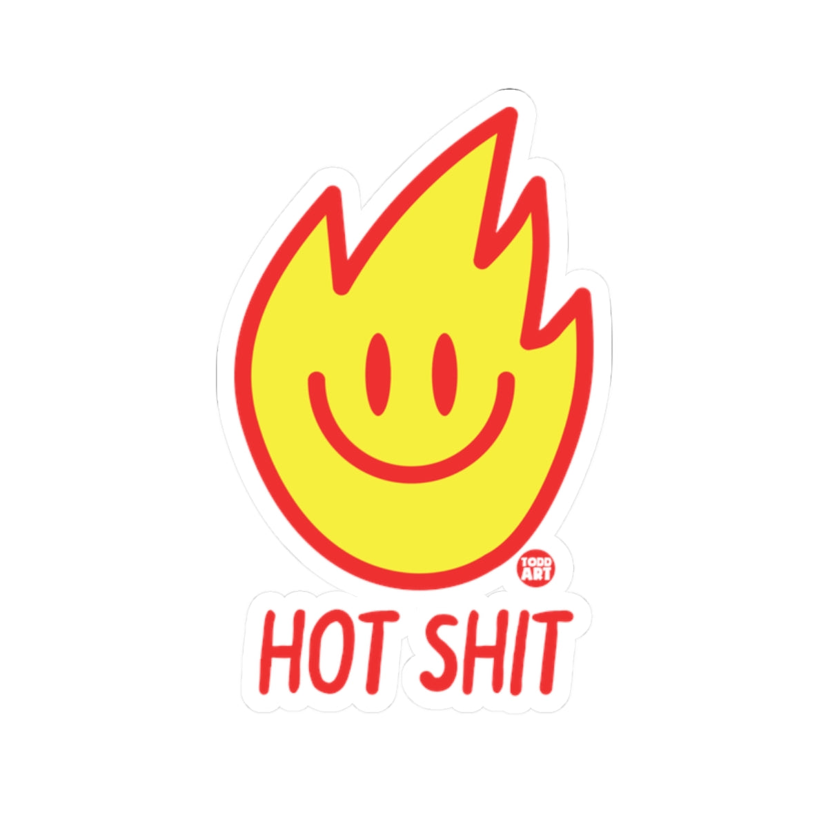 Hot StuffTodd Art Sticker