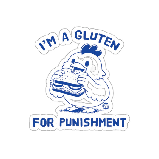 I'm a Gluten for Punishment Sticker