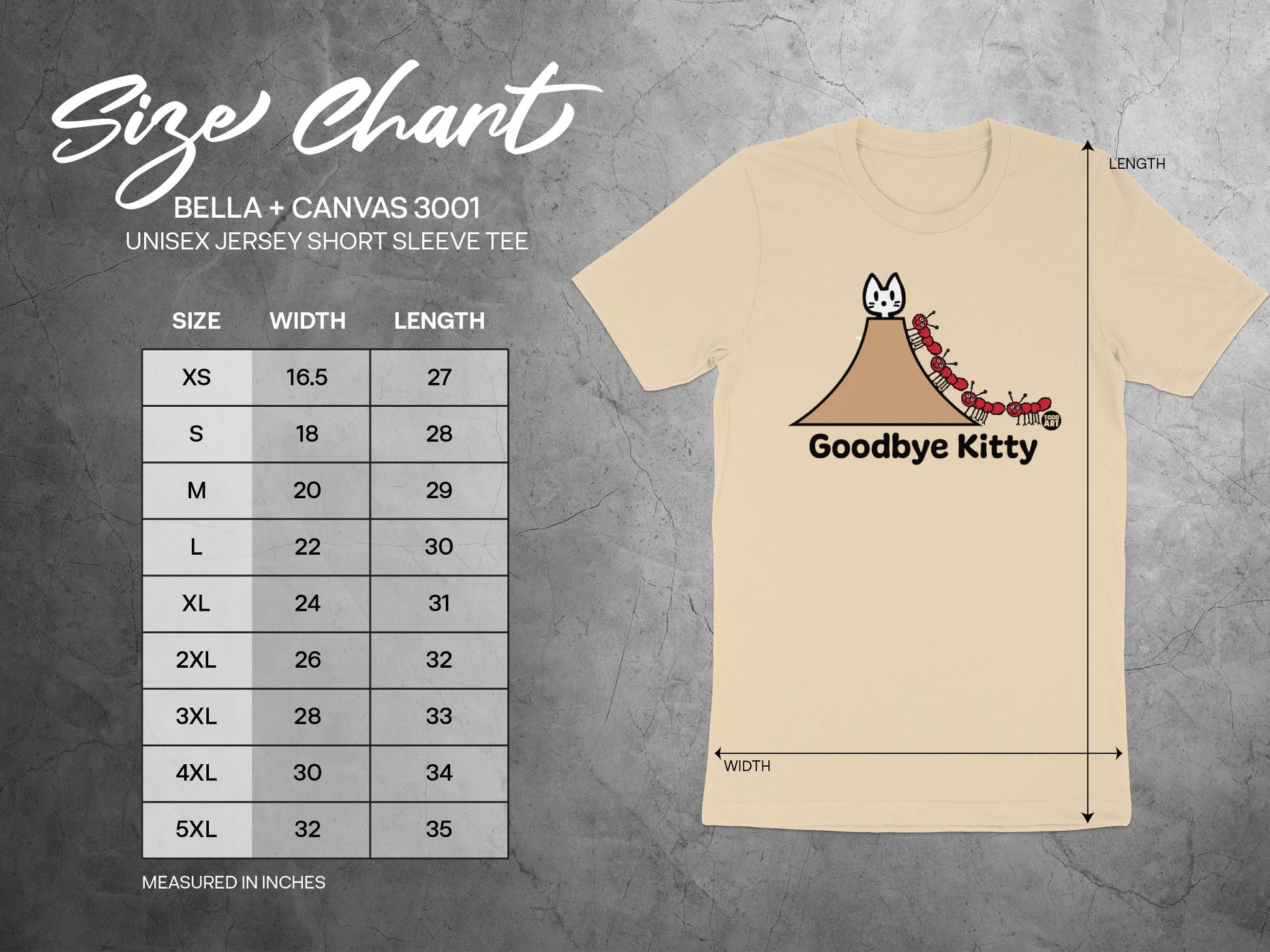 Goodbye Kitty Unisex Jersey Short Sleeve Tee