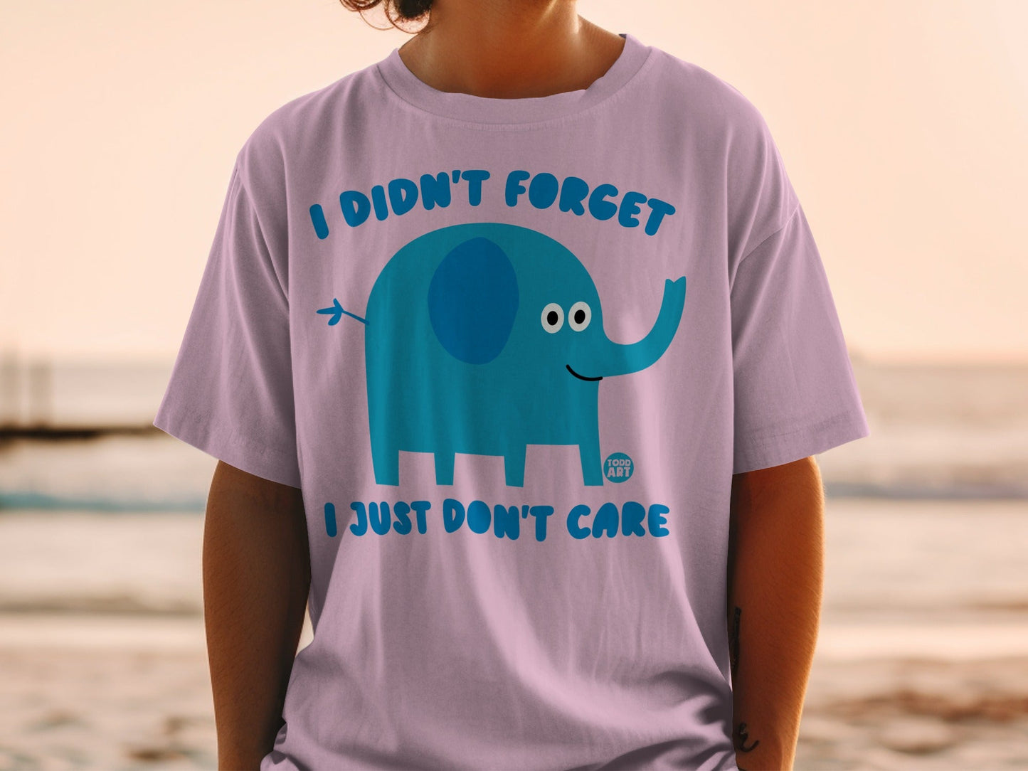 I Didn't Forget I Just Don't Care Elephant T-Shirt