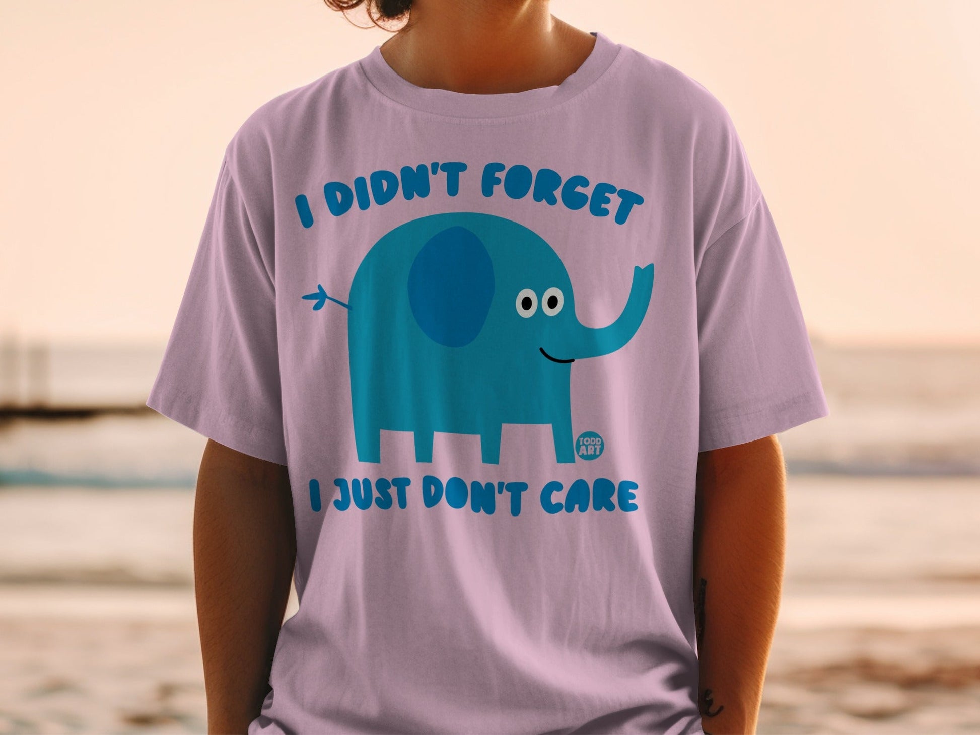 I Didn't Forget I Just Don't Care Elephant T-Shirt