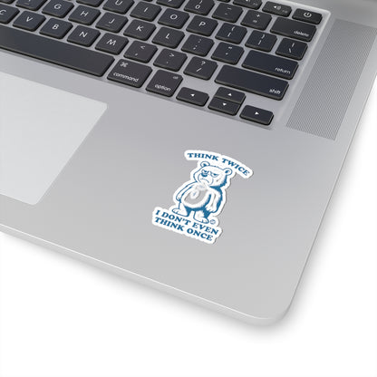 Regretful BearTodd Art Sticker