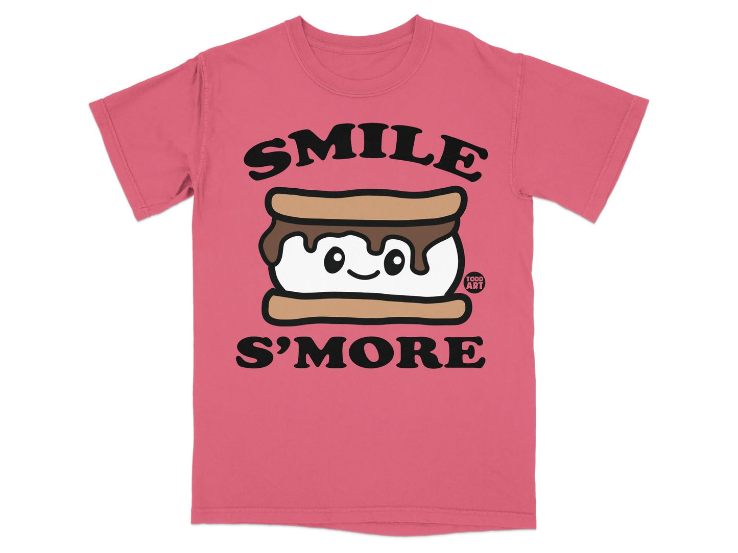 Smile S'more Cute Funny Toddler Graphic Tee Shirt