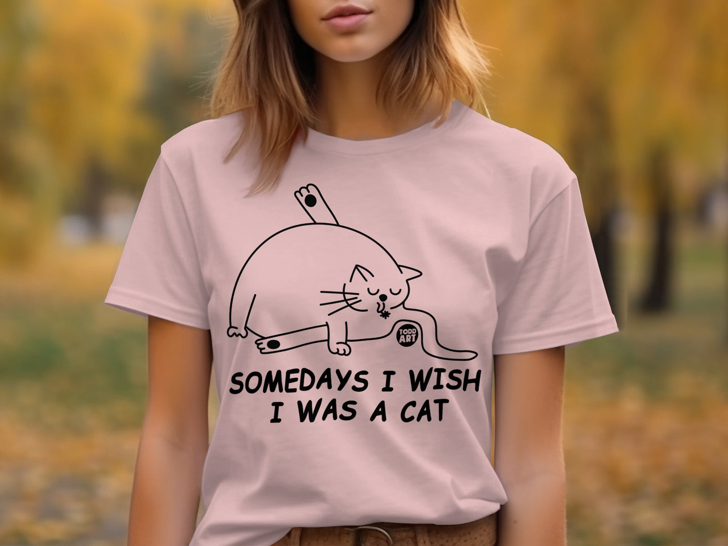 Somedays I Wish I Was A Cat Relaxed Fit T-Shirt